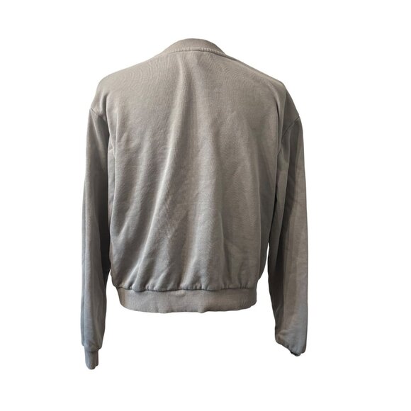 H&M Divided Gray Sweatshirt Graphic Print 72 New York Womens Size M - Picture 3 of 10